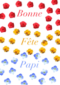 Fête colorée pour un Papi fleuri